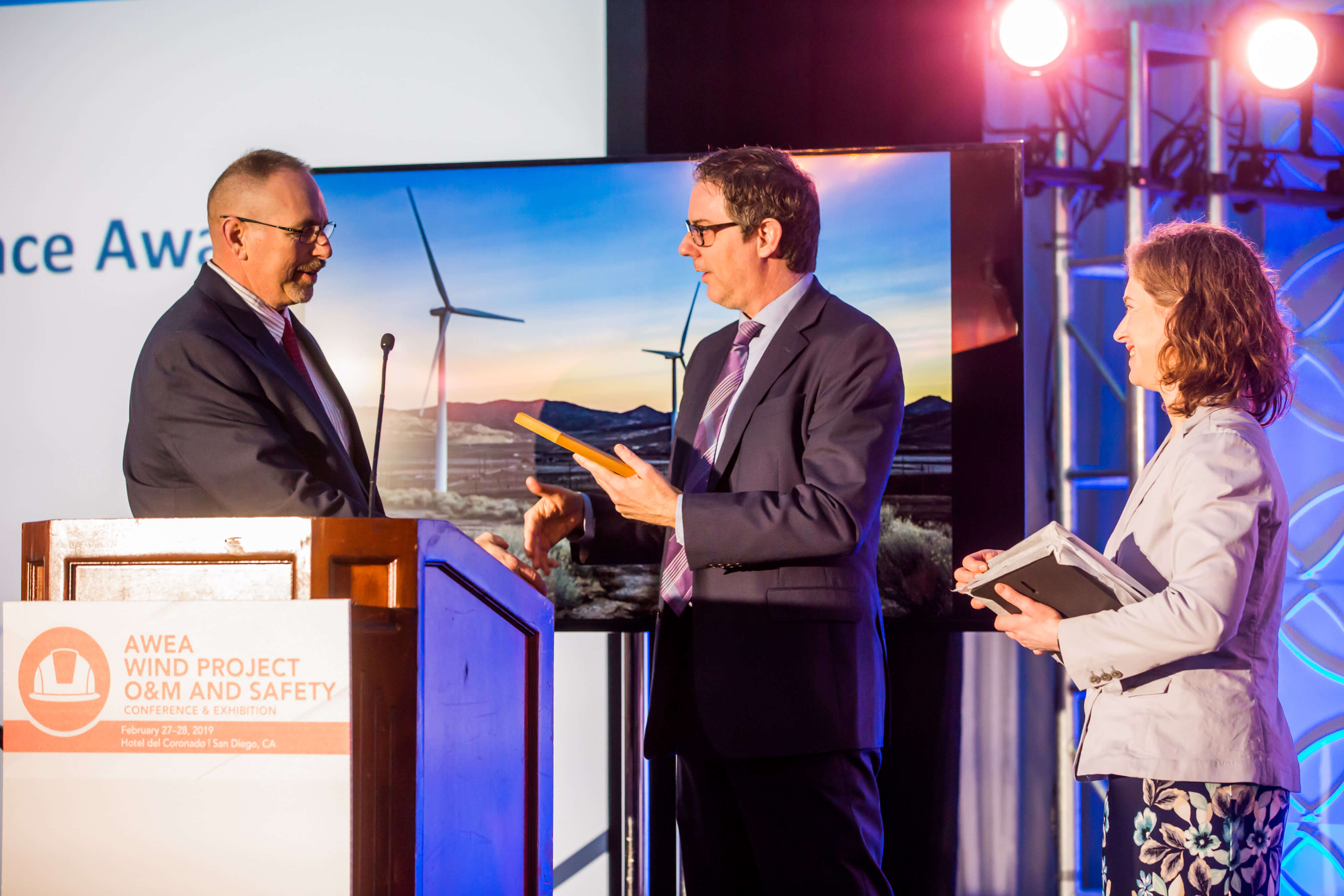 The Silver Achievement Award recognizes in advancing environmental, health and safety as a core value across the wind industry.
