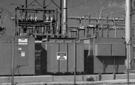 Three industrial electrical enclosures.