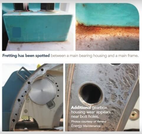 fretting corrosion spotted