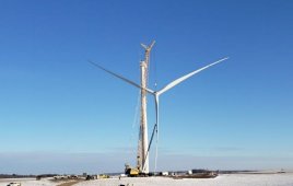 Minnesota-based Juhl Energy developed the 2 MW, community-based renewable energy project to provide locally generated energy to the Lake Region Electric Cooperative of Pelican Rapids, Minn. Bank of America has provided financial support by agreeing to purchase the project’s renewable energy certificates (RECs). 3Degrees facilitated the connection between Juhl Energy and Bank of America. The project will use one GE 2.0-116 wind turbine, supported by 0.5 MW of PV solar. The project uses GE’s Wind Integrated Solar Energy technology platform – developed through GE’s Global Research Center – to directly integrate the solar panels through the wind turbine’s converter so that both wind and solar share the same balance of plant, increasing system net capacity by 3%-4% and annual energy production by up to 10%.