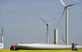 GE's wind turbine installation