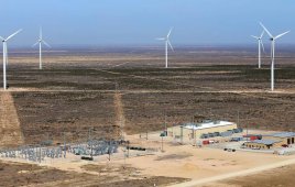 Notrees wind and storage plant in Texas