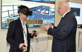 ABB's 3D virtual reality experience lets users "walk through" project designs, providing significant efficiencies in project planning.