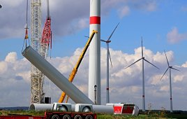 Repowering at a wind farm