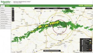 “Warning. Lightning due west and headed your way.” Uptower O&M crews working on a wind farm in Virginia can receive messages of this sort from MxVision WeatherSentry when hazardous weather approaches a monitored area.