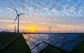 Compared to the first nine months of 2017, utility-scale solar expanded by 30.3%, and wind grew by 14.5%.