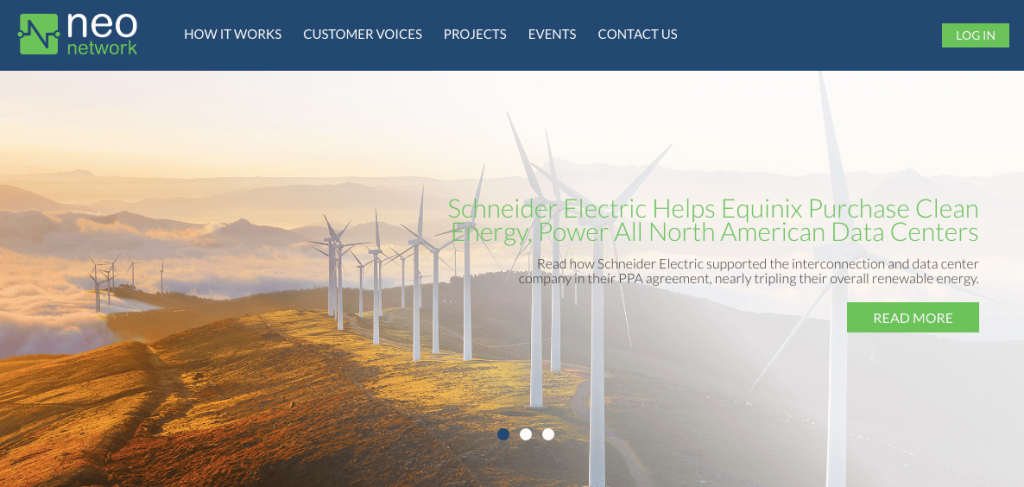 NEO Network links companies to active projects and proven cleantech, fosters industry collaboration and delivers global market intelligence